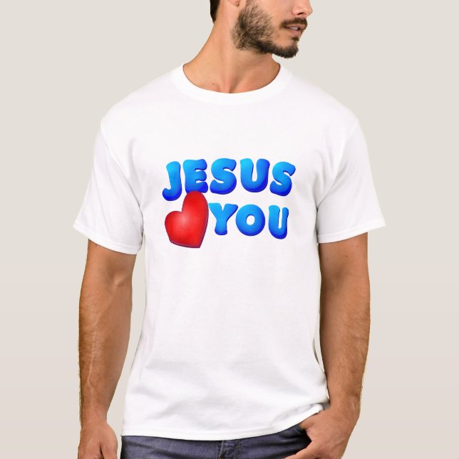 Jesus-Lieben Sie T-Shirt (Vorderseite)