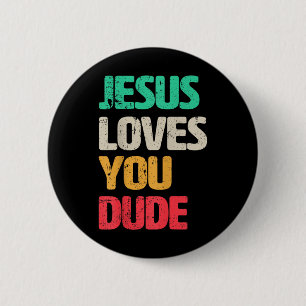 Jesus Lieben Sie Typ Christliche Glaubenssymbol Ku Button