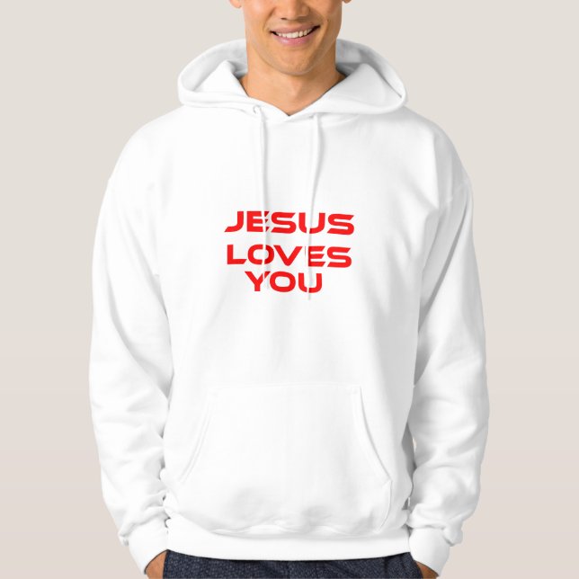 JESUS LIEBEN YOU HOODIE (Vorderseite)