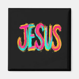 Jesus liebt dich Bibelvers christliche Männer Frau Magnet
