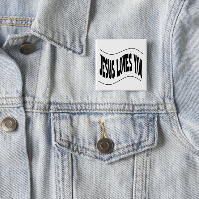 Jesus liebt dich button (Beispiel)