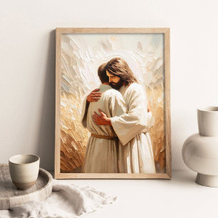 Jesus liebt dich, Christliche Kunst, Jesus Christu Poster