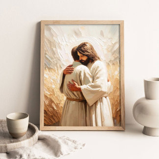 Jesus liebt dich, Christliche Kunst, Jesus Christu Poster