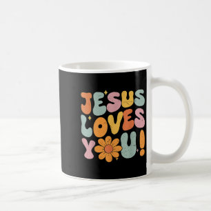 Jesus liebt dich Christliches Teenager-Mädchen Got Kaffeetasse