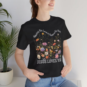 Jesus liebt dich, inspirierend, Natürlichkeit T-Shirt