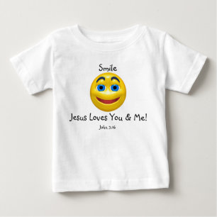 Jesus liebt dich Passe es an Baby T-shirt