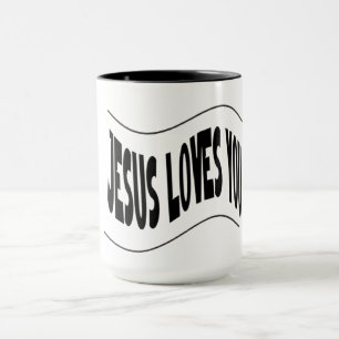 Jesus liebt dich tasse