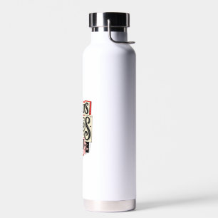 Jesus liebt dich Vintage Gravur Christliche Typogr Trinkflasche