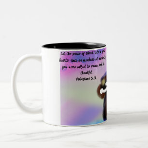 jesus liebt zweifarbige tasse