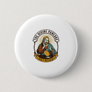 Jesus ließ perfekten Pfannkuchen fallen, der das W Button