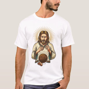Jesus ließ schweren Medizinball fallen Zeh Schmerz T-Shirt