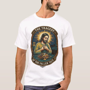 Jesus ließ spät nachts Taco-Straßenessen betrunken T-Shirt