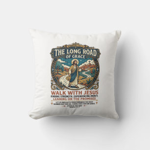 Jesus LKW-Fahrer Langstrecken-T-Shirt Inspirierend Kissen