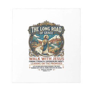 Jesus LKW-Fahrer Langstrecken-T-Shirt Inspirierend Notizblock