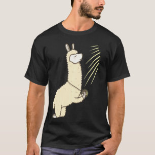 Jesus Llama Gebet Christliches Christentum Kirche  T-Shirt