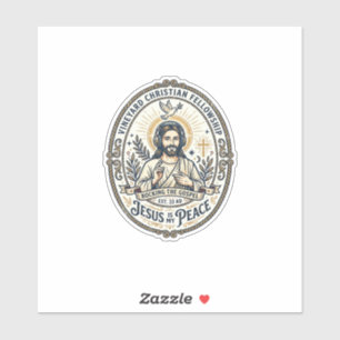 Jesus Lo Fi Lernbeats Ästhetisches Grafik T-Shirt Aufkleber