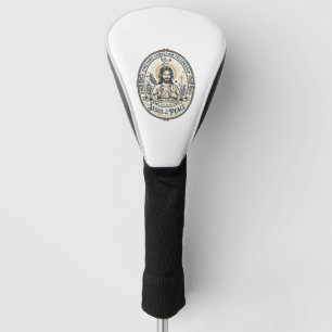 Jesus Lo Fi Lernbeats Ästhetisches Grafik T-Shirt Golf Headcover