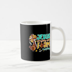 Jesus Lob und Landwirtschaft Anbau Hühner Bauer Ch Kaffeetasse