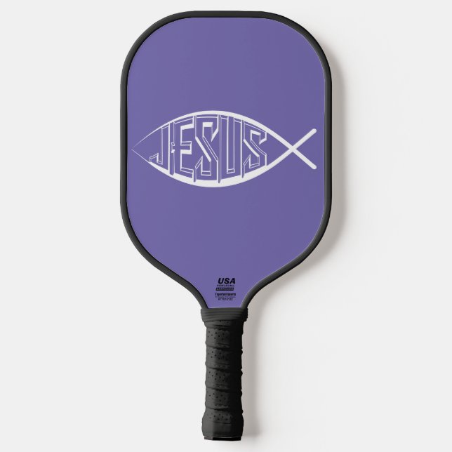 JESUS LOGO GRAPHICS PICKLEBALL PADDLE (Rückseite)
