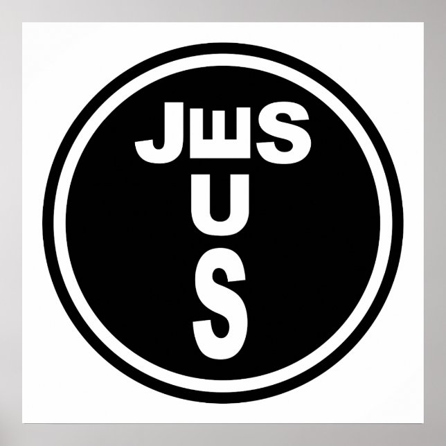Jesus-Logo Poster (Vorne)