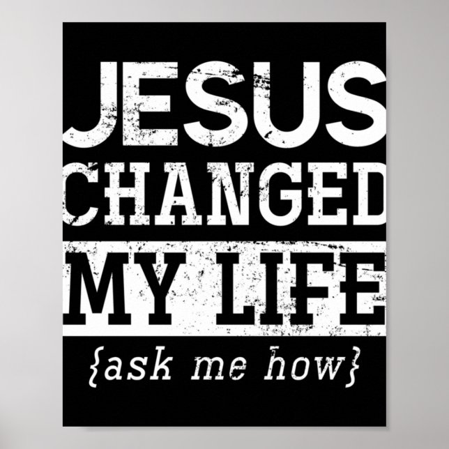Jesus Lord Christlich Gift Gottes Retter Jesus Pul Poster (Vorne)