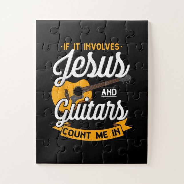 Jesus Love If It Involves Jesus and Guitar Count (Vertikal)