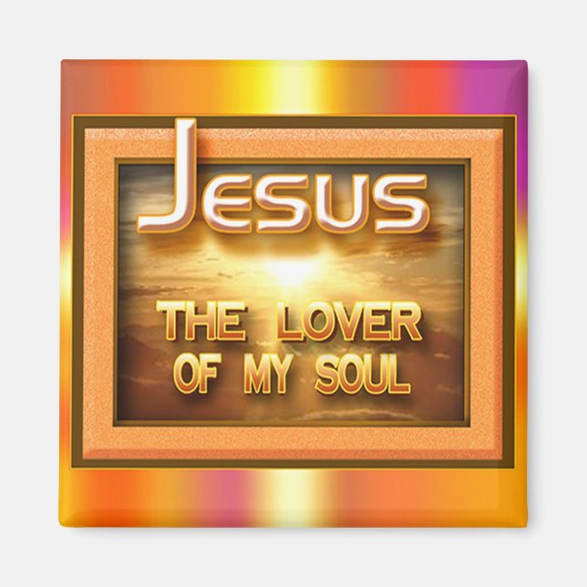 "Jesus - Lover meines Souls" von Cheryl Daniels Magnet (Vorne)