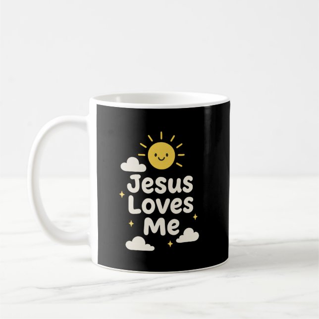 Jesus Loves Me Christian Mug Kaffeetasse (Links)