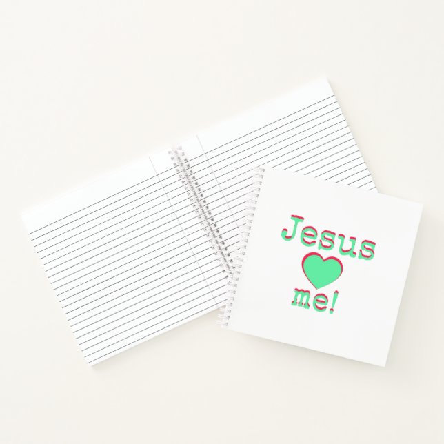 Jesus loves ♥ me! notizbuch (Innenseite)