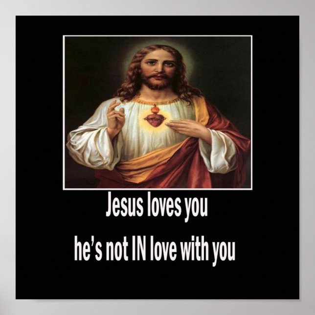jesus loves you poster (Vorne)