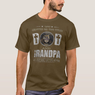 Jesus Löwe Gott gab mir zwei Titel Vater und T-Shirt