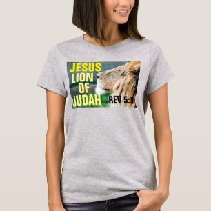 Jesus, Löwe von Juda Christliche T-Shirts