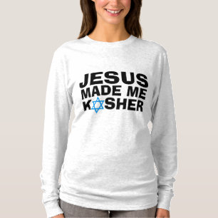JÉSUS M'A FAIT KOSHER Messianic Juif T-Shirts