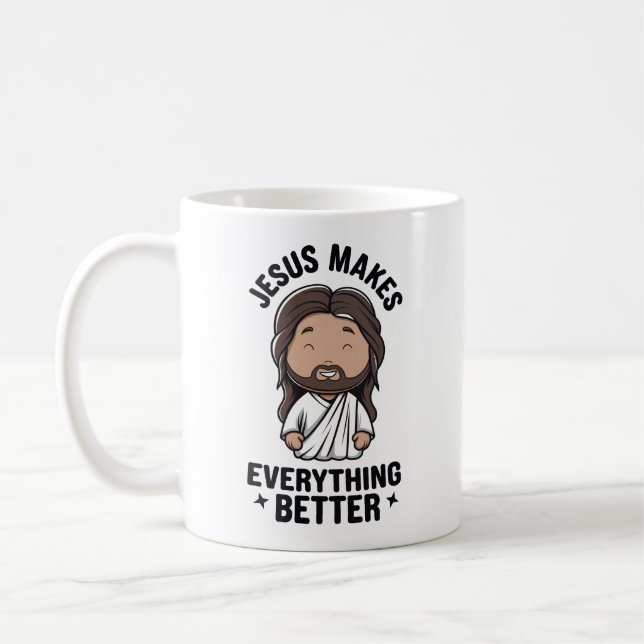 Jesus macht alles besser Tasse (Links)