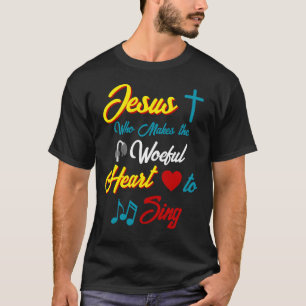 Jesus macht den Herzschlag T-Shirt