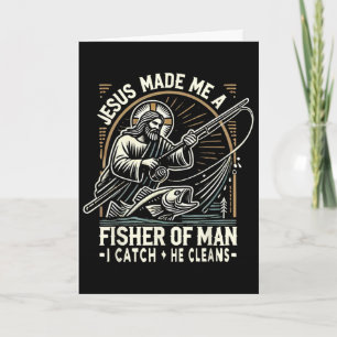 Jesus machte mich zu einem Menschenfischer-Shirt A Karte
