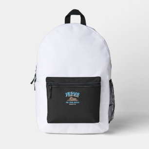 Jesus machte Nickerchen Faultier Lustiger Bibelver Bedruckter Rucksack