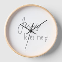 Jésus m'aime. Horloges