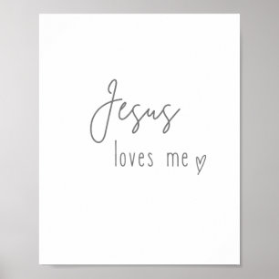 Jésus m'aime. Imprimés et affiches