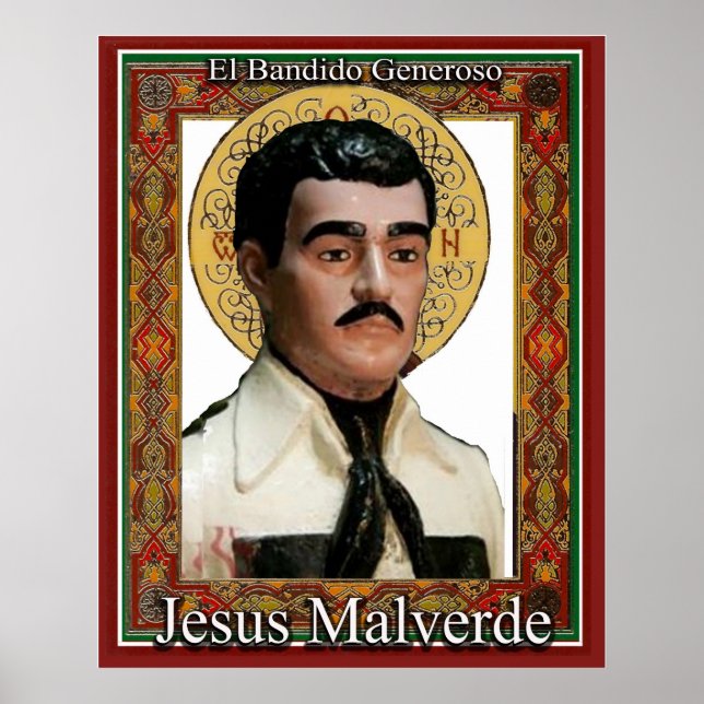 Jesus Malverde der großzügige Bandit Poster (Vorne)