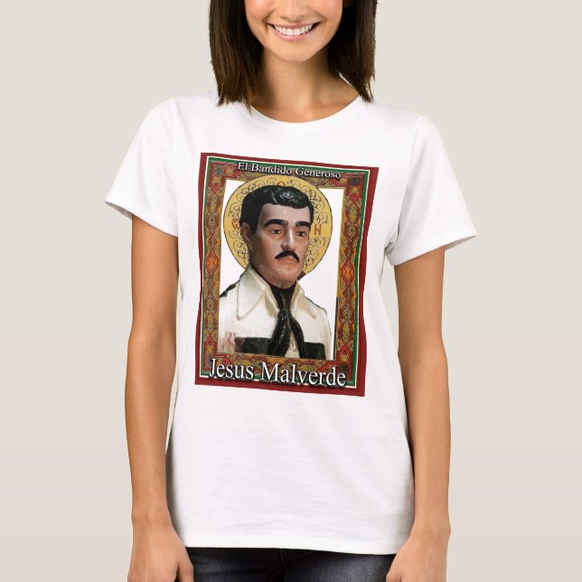 Jesus Malverde, der großzügige Bandit T-Shirt (Vorderseite)