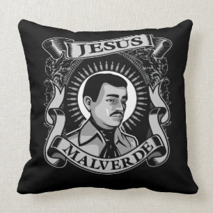 Jesus Malverde Gift Mexican Hero Jesus Malverde Kissen