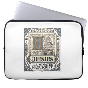 Jesus-Manuskript Jesus Christlicher Glaube Vintage Laptopschutzhülle