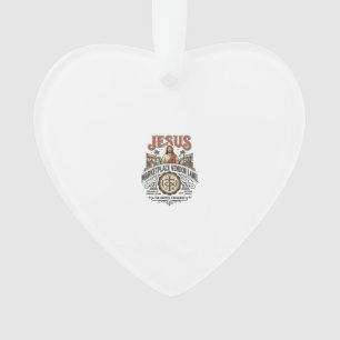 Jesus Marktplatz Verkäufer Label Jesus Marktplatz  Ornament
