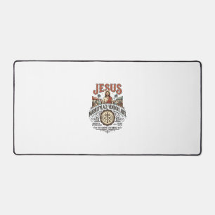 Jesus Marktplatz Verkäufer Label Jesus Marktplatz  Schreibtischunterlage