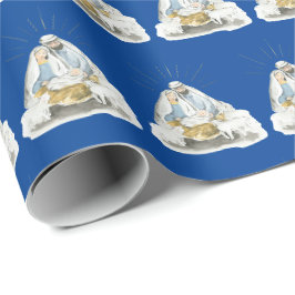 Jesus, Mary, Joseph, Weihnachten Geschenkpapier