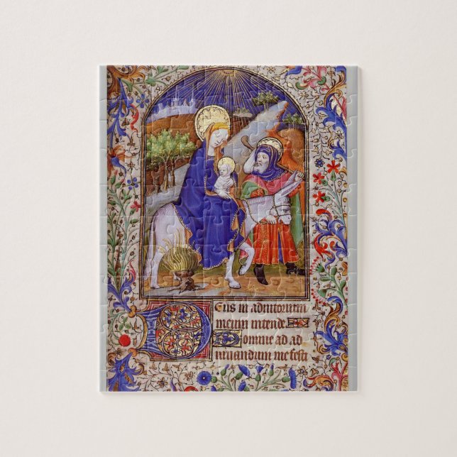 Jesus Mary und Joseph fliegen nach Ägypten (Vertikal)