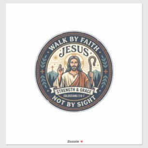 Jesus Matcha Cafe Trend Shirt Christliches Grafik_ Aufkleber