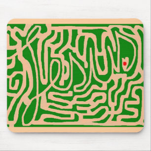 Jesus maze mousepad
