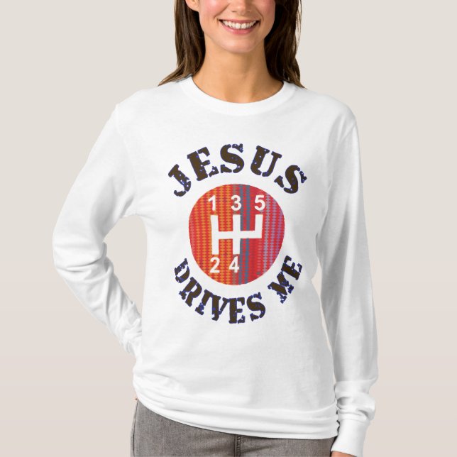 Jésus me conduit le sweat - shirt à capuche (Devant)